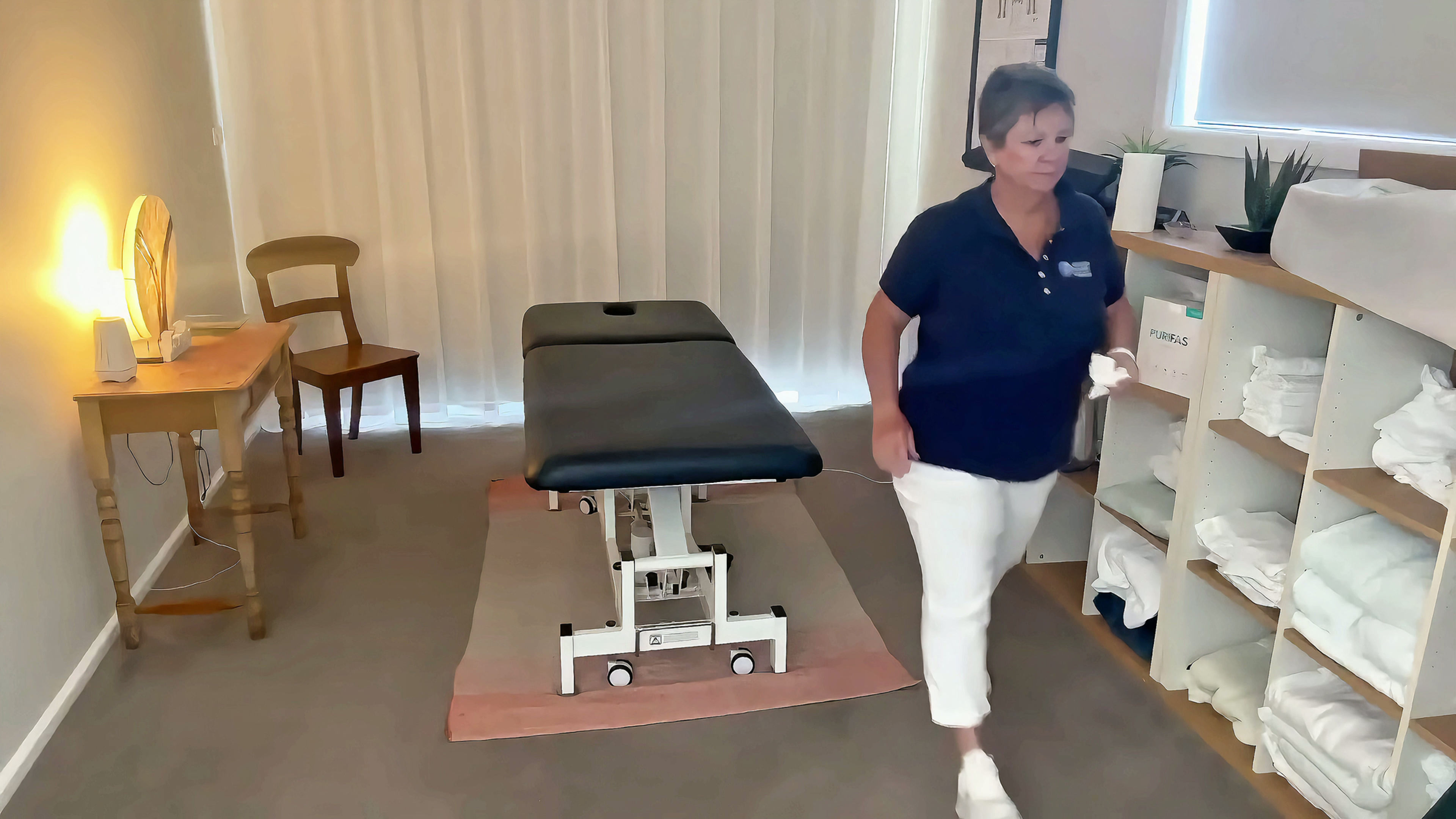 Orange Bowen Therapy Set up